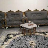 مبل هفت نفره نیمه سلطنتی تمیز و کم استفاده شده