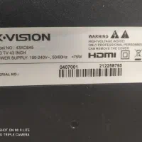 تلویزیون ایکس ویژن43اینچ فول هوشمند|تلویزیون و پروژکتور|بیرجند, |دیوار