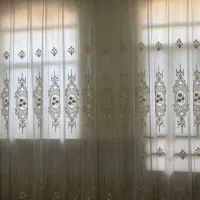 پرده گل برجسته