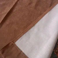 یک جف پرده پانچی قهوای نونو