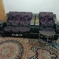 مبل  شش نفره وجلومبلی ومیز