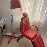 تخت تاشو فلزی و سشوار پایه بلند زیر قیمت بازار