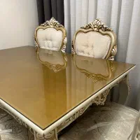 ست مبل ۹ نفره و میز ناهار خوری ۶ نفره سلطنتی چوبی|مبلمان خانگی و میز عسلی|تهران, بروجردی|دیوار