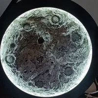 دیوارکوب ماه چراغ دار