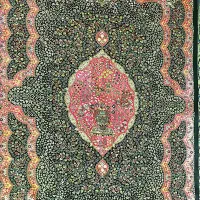 فرش ابریشم قم زرع نیم|فرش|تهران, تهران‌ویلا|دیوار