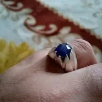 انگشترنقره دستسازفیروزه نیشابور ویاقوت کبود|جواهرات|شیراز, دباغ خانه|دیوار