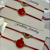 دستبند ویژه شب یلدا در ۲ طرح هندوانه و انار