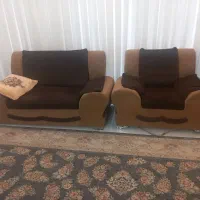 یک دست مبل ۷ نفره کارکرده|مبلمان خانگی و میز عسلی|نجفآباد, ویلاشهر|دیوار