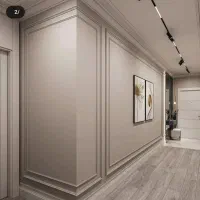 نقاشی ساختمان پتینه کاری مدرن