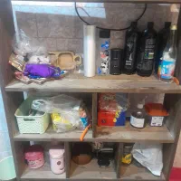 شلف و باکس چوبی شیک|کتابخانه، شلف، قفسههای دیواری|محمودآباد, |دیوار