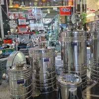 سماور استیل نگیر ۱۲۰لیتری گازی