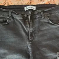 شلوار لی مشکی زاپ دار زنانه سایز ۳۸ تا ۴۰|لباس|کرج, گلشهر|دیوار