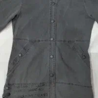 مانتو لی زنانه زغال سنگی در حدنو