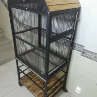 قفس چرخ دار پرنده نونو طوطی عروس هلندی کاسکو