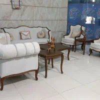 مبل کوئین ۸ نفره همراه با ناهار خوری|مبلمان خانگی و میز عسلی|شیراز, فخرآباد (دروازه کازرون)|دیوار