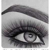 طراحی چهره سیاه قلم