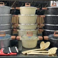 سرویس قابلمه دسینی اورجینال گرانیتی۱۷ پارچه