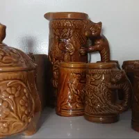 پارچ و لیوان و شکلات خوری قدیمی