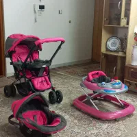 وسایل کودک  کالسکه و کرییر و روروئک  فقط ۱۰ تومن