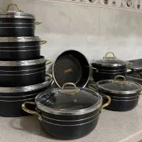 سرویس پخت و پز .چایی ساز . آبکش و لگن