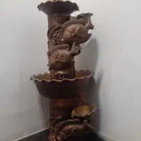 آباژور سه تیکه ماهی شیک وقشنگ بدون پمپ آب سفالی|چراغ خواب و آباژور|قرچک, باقرآباد|دیوار