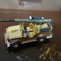 جیپ دست ساز مجسمه برنزی|مجسمه، تندیس، ماکت|تهران, کوی بیمه|دیوار