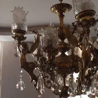 3عدد لوستر فرشته برنجی|لوستر و چراغ آویز|گرمسار, |دیوار