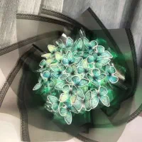 دسته گل روبانی و پروانه ای هدیه روز دختر