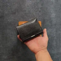 جاکارتی دکمه دار / چرم طبیعی