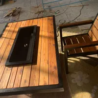 میز آتشدان ترمو فلز گازی ویلا تراس روف گاردن Roof|بخاری، هیتر، شومینه|تهران, شهرک غرب|دیوار