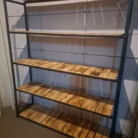 رگال لباس و قفسه|کتابخانه، شلف، قفسه‌های دیواری|رشت, نظری|دیوار