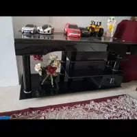 پرده.میزناهارخوری.تخت دونفره.میزتلویزیون|میز و صندلی غذاخوری|رشت, حومه رشت|دیوار