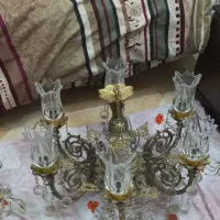 یک جفت لوستر ۶ شاخه|لوستر و چراغ آویز|قم, سعادتی|دیوار