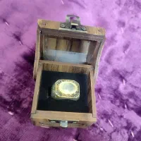 انگشتر نقره توپاز شناسنامه‌دار کلکسیونی