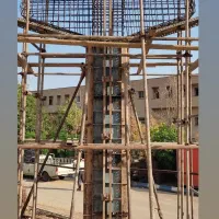 اسکلت بتنی(ارماتور بندی -- قالب بندی)