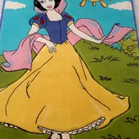 فرش دخترانه گل برجسته
