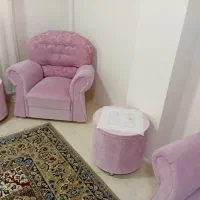 مبل راحتی هفت نفره همراه با دوعدد پاف|مبلمان خانگی و میز عسلی|شهرکرد, |دیوار