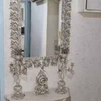 آینه و شمعدان و لوستر