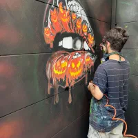 مجری انواع نقاشی دیواری / بلک لایت/دیوارنویسی|تابلو، نقاشی، عکس|رباطکریم, رباطکریم|دیوار