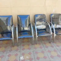 چهار عدد صندلی انتظار فلزی سفارشی