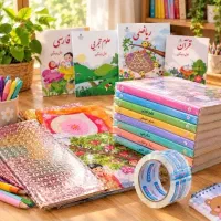 جلد کردن کتاب دانش آموزان