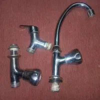 سه عدد شیر آب قدیمی جنس درجه ۱ کاویان|لوازم سرویس بهداشتی|مشهد, طلاب|دیوار