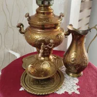 سماور برنجی ذغالی|سماور، چای‌ساز، قهوه‌ساز|قرچک, باقرآباد|دیوار