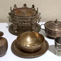 ظروف مسی ورشو برنجی سیلور پلیت|ظروف سرو و پذیرایی|تهران, تهرانپارس شرقی|دیوار