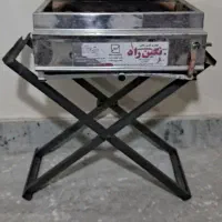 کباب پز گازی و ذغالی همراه پایه