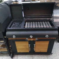 باربیکیو کابینت دار پلوپز دار BBQ گاز ذغال