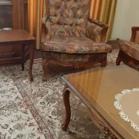 مبل بسیار تمیز درحد نو با تلویزیون ۲۵ اینچی|مبلمان خانگی و میز عسلی|تهران, انبار نفت|دیوار