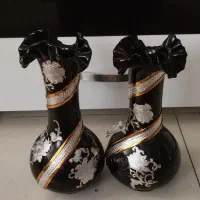 سلام دو عدد گلدان ویک شکلات خوری برای فروش