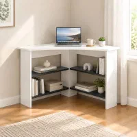 میز تحریر و کار گوشه‌ای (کنجی / طرح ال) تمام MDF