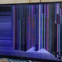 تلویزیون شکسته ال جی